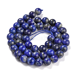 Natürlicher Lapislazuli Perlenstränge&nbsp;G-S333-8mm-013