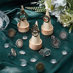 DIY-Set zur Herstellung blanker Fingerringe mit Kuppel&nbsp;DIY-SC0022-15