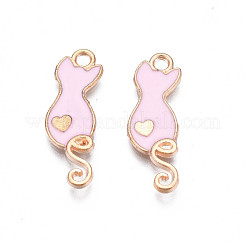 Pendentifs d'émail en alliage&nbsp;ENAM-S115-144D