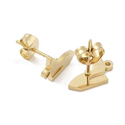 Pendientes de acero inoxidable 304 con revestimiento iónico (IP) para tacones altos&nbsp;STAS-I206-117G