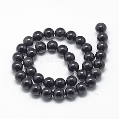 Natürlichen Obsidian Perlen Stränge&nbsp;G-R446-4mm-24