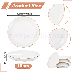 Piattini portaoggetti in porcellana&nbsp;AJEW-WH0609-511A