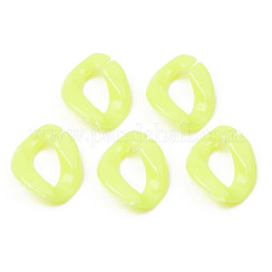 Opake Acryl Verknüpfung Ringe&nbsp;LS-OACR-S038-005A-A07