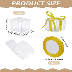 10 Stück quadratische transparente PVC-Boxen&nbsp;CON-LP0001-15A