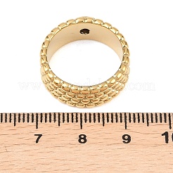 Anelli in acciaio inossidabile 304 con zirconi cubici&nbsp;RJEW-F203-03G-02