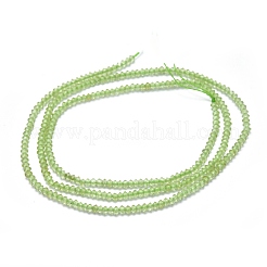 Natürlichen Peridot Perlen Stränge&nbsp;G-F686-12A-01