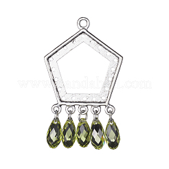 Argento antico placcato lega grandi ciondoli&nbsp;PALLOY-L225-U01-AS