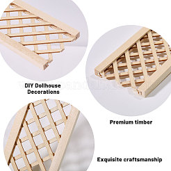 Holzzaun und Hofdekoration&nbsp;DIY-WH0671-387A