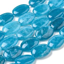 Brins de perles de jade malaisien teintées naturellement&nbsp;G-B137-A01-01E