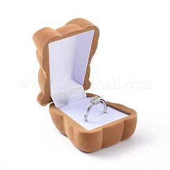 Portagioie in velluto a forma di orso&nbsp;X-VBOX-L002-C01