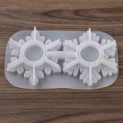 Candeliere di neve stampi in silicone natalizio stampi per candele&nbsp;SIL-B071-03