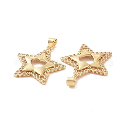 Ottone micro spianare pendenti zirconi&nbsp;ZIRC-P106-39G