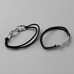 Haargummi-Set mit elastischem Armband aus Polyester&nbsp;AJEW-WH0415-13