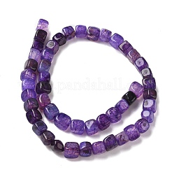 Chapelets de perles veines de dragon en agate naturelle&nbsp;G-G177-E21-01