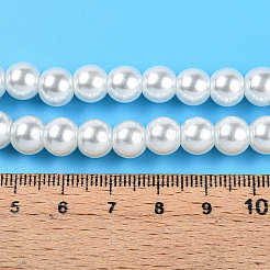 Umweltfreundliche runde Glasperlen&nbsp;HY-A002-8mm-RB001-A