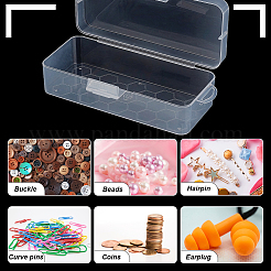 Boîtes de rangement en plastique transparent&nbsp;LS-CON-WH0094-35B