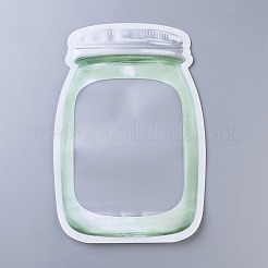 Sacchetti sigillati con cerniera a forma di bottiglia riutilizzabili&nbsp;OPP-Z001-03-C
