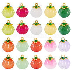 20 Stück 10 Farben Glasanhänger&nbsp;GLAA-TA0003-85