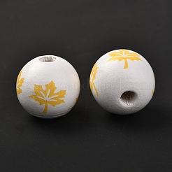Bois perles européennes&nbsp;WOOD-G006-01D