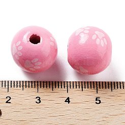 Perles en bois sur le thème du chien&nbsp;WOOD-M011-05A-03