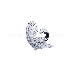 Olivenzweig Messing Micro Pave klare Zirkonia Manschettenringe&nbsp;FS-WG54664-02