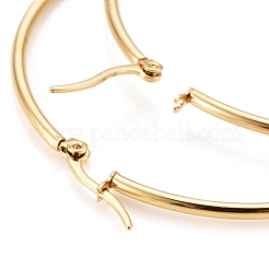 Boucles d'oreilles créoles en acier inoxydable 304&nbsp;EJEW-J226-001C