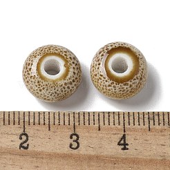 Perles en porcelaine manuelles&nbsp;PORC-L080-B10