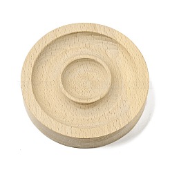 Vassoio porta espositore per anello da dito in legno di faggio&nbsp;BDIS-D002-01B