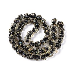 Perles vernissées de sable d'or manuelles &nbsp;LAMP-Q039-03E