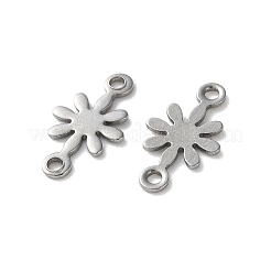 Blumen-Verbindungsanhänger aus Edelstahl 304&nbsp;STAS-S172-04P