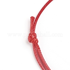 Koreanisch gewachsten Polyester-Schnur Armband machen&nbsp;AJEW-JB00011-08