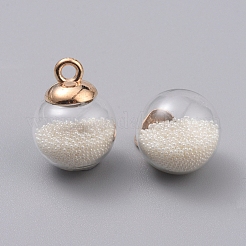 Colgantes de globo de cristal transparente&nbsp;GLAA-TAC0002-K01