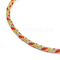 Fabrication de bracelets en fil d'acier au carbone tressé&nbsp;MAK-A017-B37