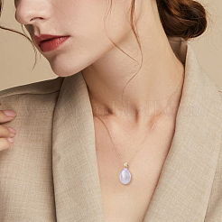 Pendentifs de perles d'eau douce naturelles&nbsp;PEAR-WH0011-002B-G