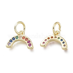 Pendentifs en laiton zircon cubique transparent&nbsp;LS-KK-P188-O01-G
