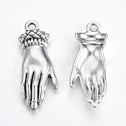 Pendentifs en alliage de style tibétain&nbsp;TIBE-S323-037AS-RS