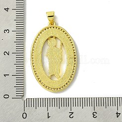 Colgantes de circonita cúbica micro pavé de latón chapado en oro real de 18 quilates&nbsp;KK-H472-14G-11