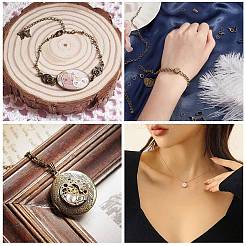 Kits de fabrication de bijoux à faire soi-même avec des chaînes rolo&nbsp;DIY-SC0014-55AB-A