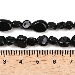 Natürlichen Obsidian Perlen Stränge&nbsp;G-K395-B06-01