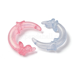 Leuchtende transparente Acrylperlen&nbsp;LACR-S001-10
