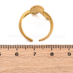 Offene Manschettenringe aus 304 Edelstahl mit Meerestiermotiv&nbsp;LS-RJEW-Q005-01C-G