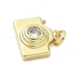 Pendentifs en laiton zircon cubique pavé&nbsp;KK-Z120-58B-G