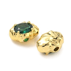 Perles en laiton pavé de zircone cubique&nbsp;CU-CBA42CA-06G