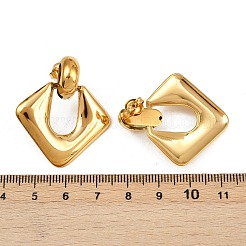 Pendientes colgantes de rombo de acero inoxidable 304&nbsp;EJEW-K268-25G