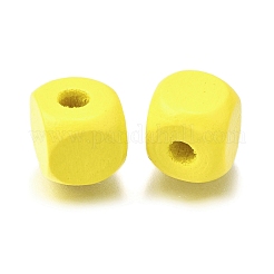 Perle di legno verniciate a spruzzo&nbsp;WOOD-P021-01C-27