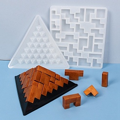 Pyramiden-Puzzle-Silikonformen&nbsp;DIY-F110-01