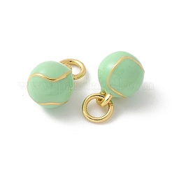 Colgantes de esmalte de latón&nbsp;KK-P294-38G-04