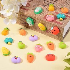 20pcs 10 cabochons en résine opaque de style&nbsp;sgCRES-SZ0001-18