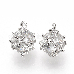 Ottone fascino zirconi&nbsp;ZIRC-T003-20P