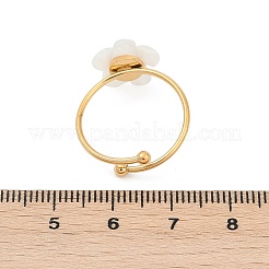 Muschelring aus Edelstahl 304&nbsp;RJEW-D305-05G